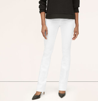 LOFT Curvy Beyond The 5 Pocket Jeans in White
