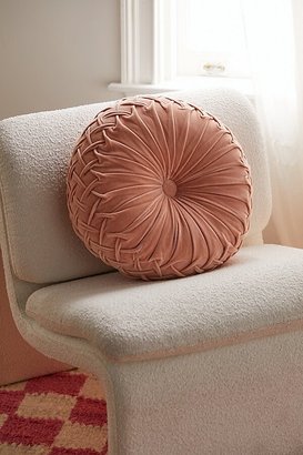 Urban Outfitters Round Pintuck Pillow