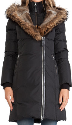 Mackage Trish Jacket with Asiatic Racoon and Rabbit Fur Hood