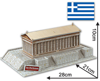 GDC The Parthenon 3D Puzzle - Medium Size