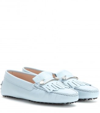 Tod's Heaven Frangia Spilla Leather Loafers