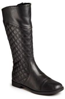 Cole Haan Kid's Quilted Leather Boots