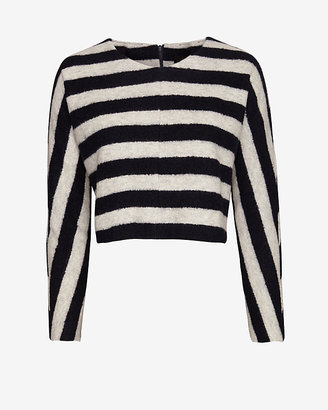 Nicholas Exclusive Wool Striped Cropped Sweater