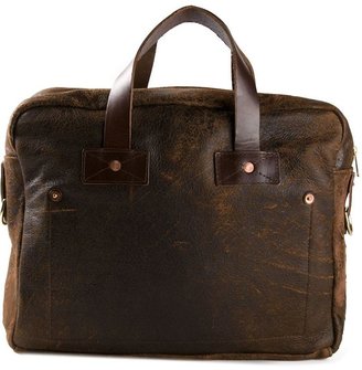 Billy Reid distressed briefcase