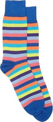 Corgi Multicolor-Stripe Mid-Calf Socks