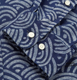 Gant Printed Button-Down Collar Cotton Shirt