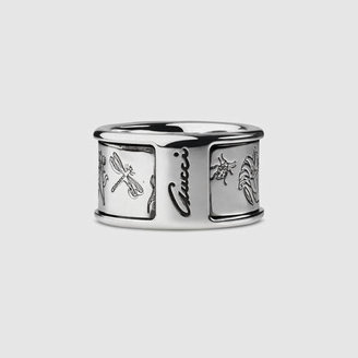Gucci Flora ring in sterling silver