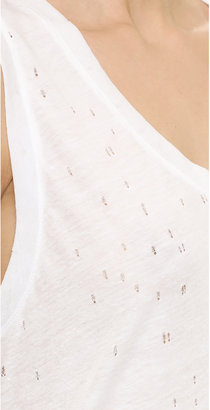 Alexander Wang T by Distressed Holey Tank