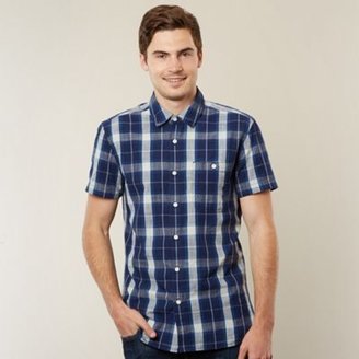 J by Jasper Conran Designer blue checked shirt