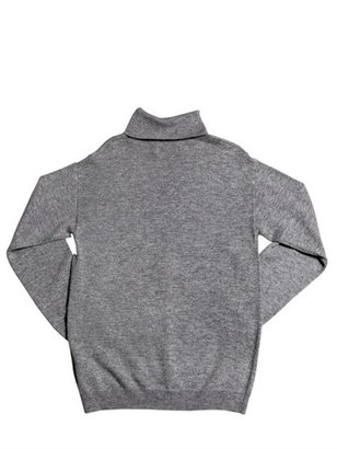 Blend Cashmere Long Turtleneck Sweater