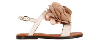 Lanvin Petite - Leather & Silk Sandals