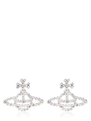 Vivienne Westwood Griselda Brass Relief Earrings