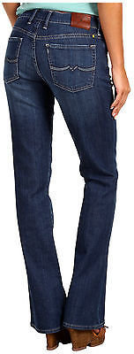 Lucky Brand New $99 Womens Size 10 12 14 Dark Blue Mid-Rise Bootcut Jeans Pants