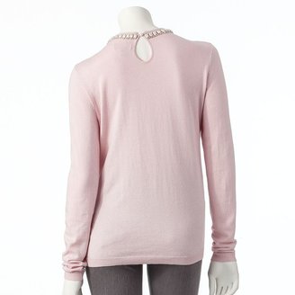 Elle TM embellished sweater - women's