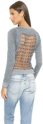 Chaser Knot Back Long Sleeve Top