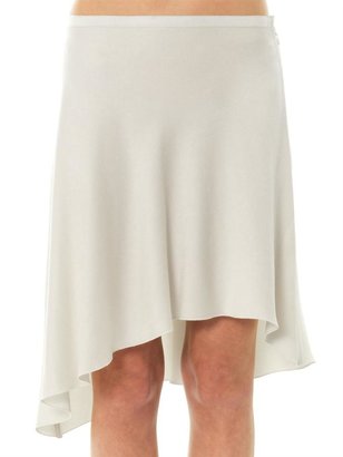 Vanessa Bruno Satin-crepe asymmetric skirt