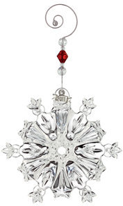 Waterford 2011 Annual Snow Crystal Pierced Ornament