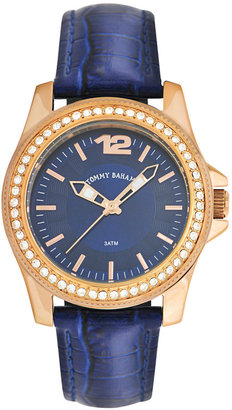 Tommy Bahama Women's Swiss Blue Leather Strap Watch 35mm TB2129