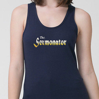 American Apparel The SERMONATOR Funny church Pastor T-shirt Long winded Gag Gift Adult Tank Top
