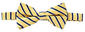 Class Club Simple Stripe Banded Bow Tie