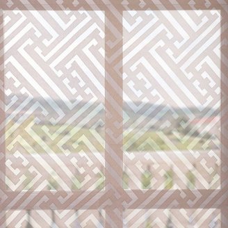 EFF Zara Patterned Sheer Window Panel - 50" x 84"