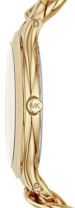 MICHAEL Michael Kors Michael Kors 'Slim Runway' Chain Bracelet Watch, 42mm