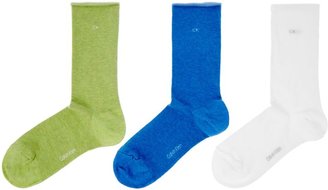 Calvin Klein 3 pack ankle socks