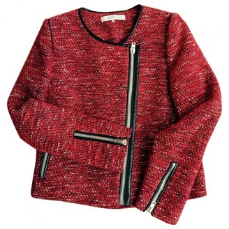 Gerard Darel Red Tweed Jacket