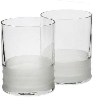 Donna Karan Lenox - Wave Double Old Fashioned Glasses - Set of 2