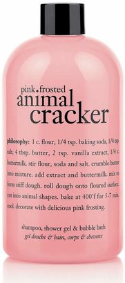 philosophy Pink Frosted Animal Cracker Shampoo, Shower Gel, & Bubble Bath