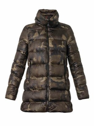 Moncler Torcy camouflage quilted down coat