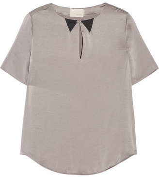 Band Of Outsiders Satin top