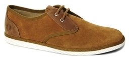 Fred Perry Delby Suede Derby Shoes - brown