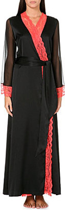 Isabella Collection Myla satin long robe