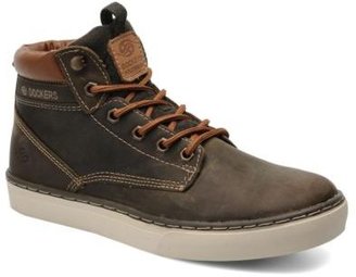 Dockers Men's Poumy Lace-up Trainers in Brown
