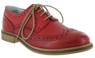 Marta Jonsson Red lace up brogue shoe