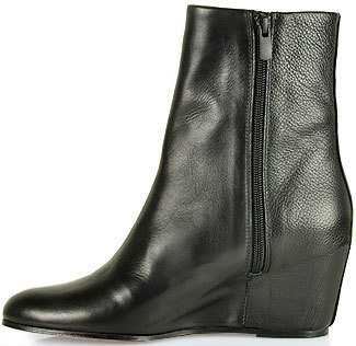 Vince Michela - Leather Wedge Bootie