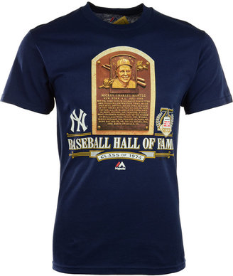 Majestic Men's Short-Sleeve Mickey Mantle New York Yankees Hall of Fame T-Shirt