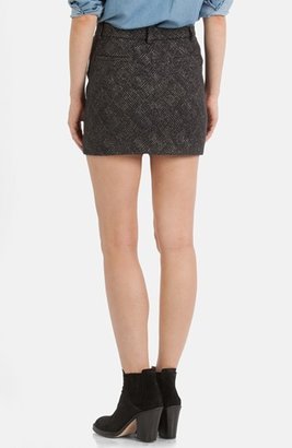 Maje 'Fibranne' Woven Miniskirt