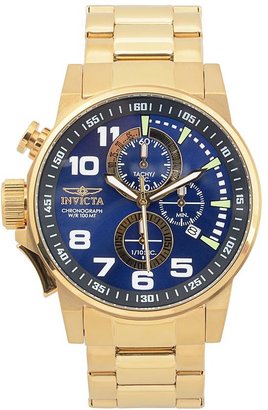 Invicta Men's Force Gold Tone Stainless Steel Chronograph Watch