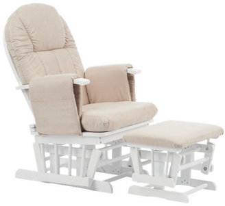 Mothercare Reclining Glider Chair - White