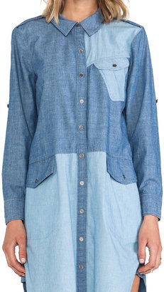Marc by Marc Jacobs Catalina Chambray Solid Shirt Dress