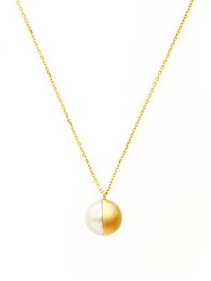 Melanie Georgacopoulos MG Tasaki white-pearl & yellow-gold necklace