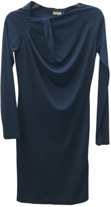 Galliano Blue Polyester Dress