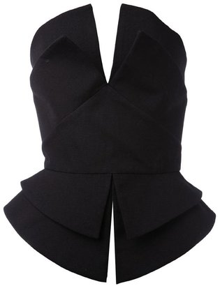Martin Grant structured bustier top