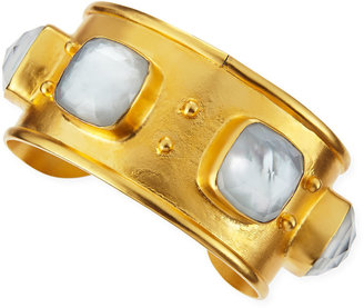 Mother of Pearl Dina Mackney 18k Vermeil Mother-of-Pearl Doublet Cuff