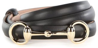 Gucci Horsebit Leather Waist Belt