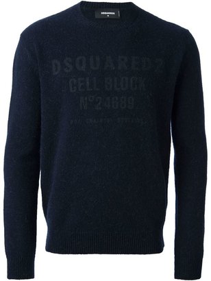 DSquared 1090 Logo Print Sweater