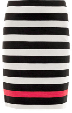 Diane von Furstenberg New Koto jersey stripe skirt