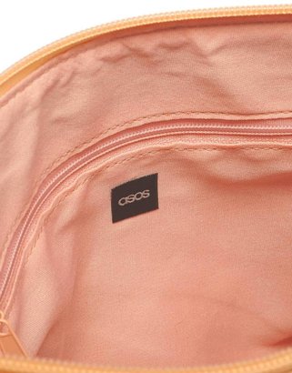 ASOS Quilted Clutch Bag with Zip Top